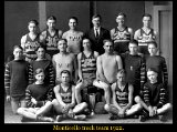Members of the team were: (first row, left to right) Randall Elmer, Marvin Babler, Leon Bontly, Gordon Steinmann. (second row) Alfred Baehler, Willis Freitag, Roswell Richards, Laurance Marty, Harvey Milbrandt, Willard Zweifel and ?.  Third row: Howard Kennedy, Luther Lemon, Herman Babler, Earl Foster, coach, Gerald Dooley and Fred Burgy.